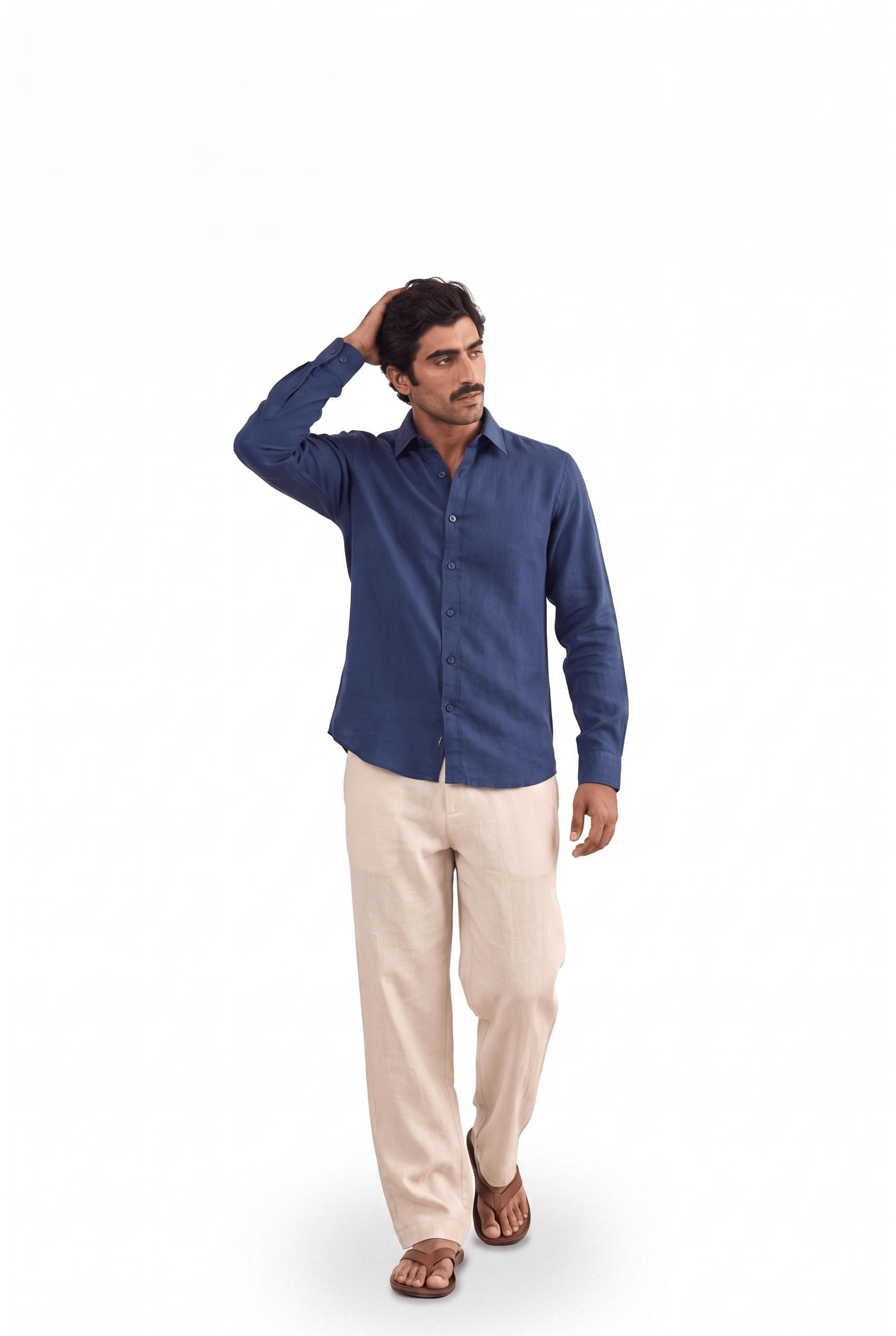dark blue dress shirt khaki pants Cotton Linen Men's Size:Extra small Black Suit with White 2026Hoco_06/26 34 Sleeve Large =