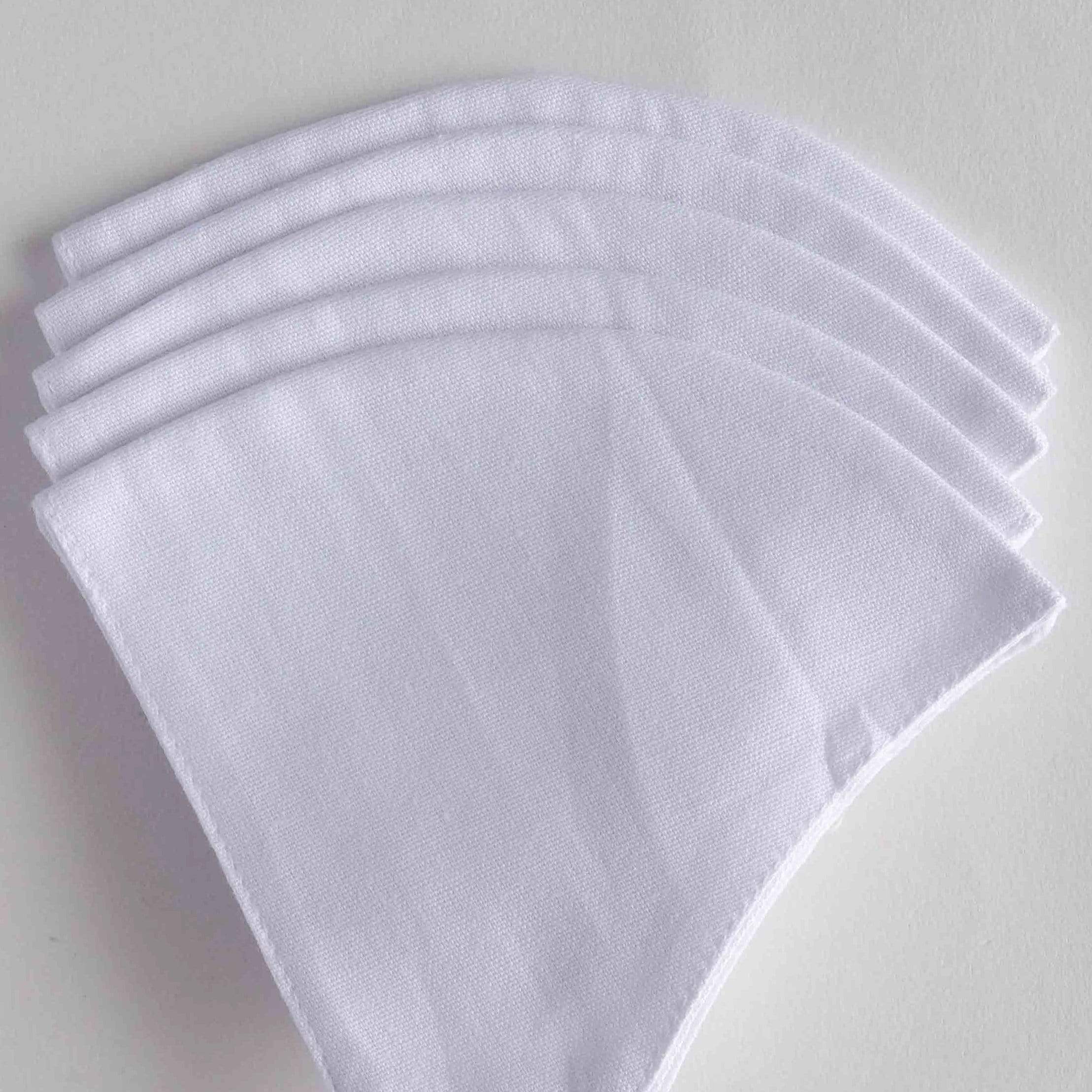 Snow White & blue Delicate Stripes Premium 60 Lea Pure Linen Fabric (W –  Fabric Pandit