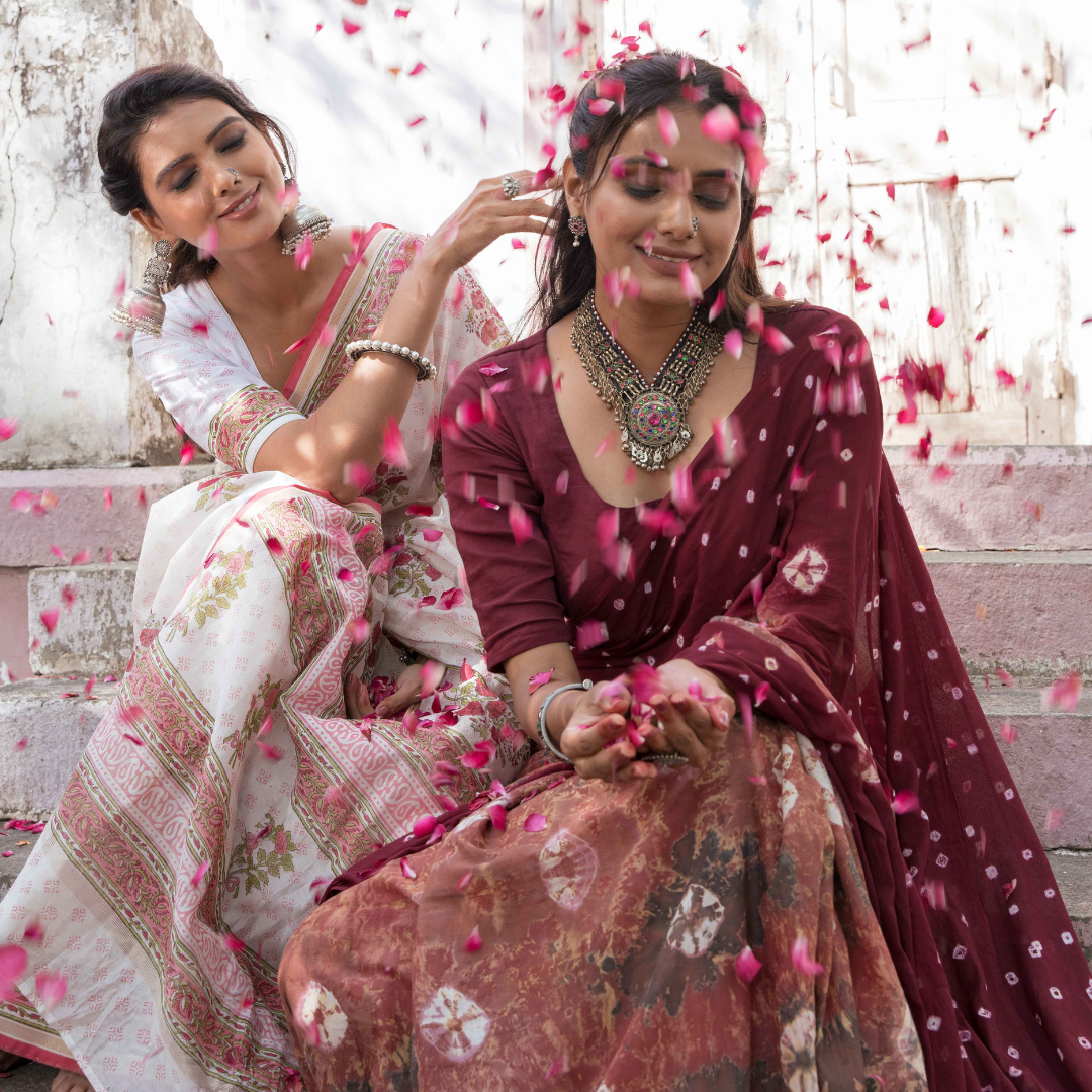 Block Printed Sarees