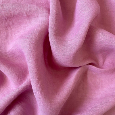 40 Lea Linen Shirting Fabric Cut Piece (CUT PIECE) Dusty Pink Plain Premium 40 Lea Pure Linen Shirting Fabric (Width 58 Inches)