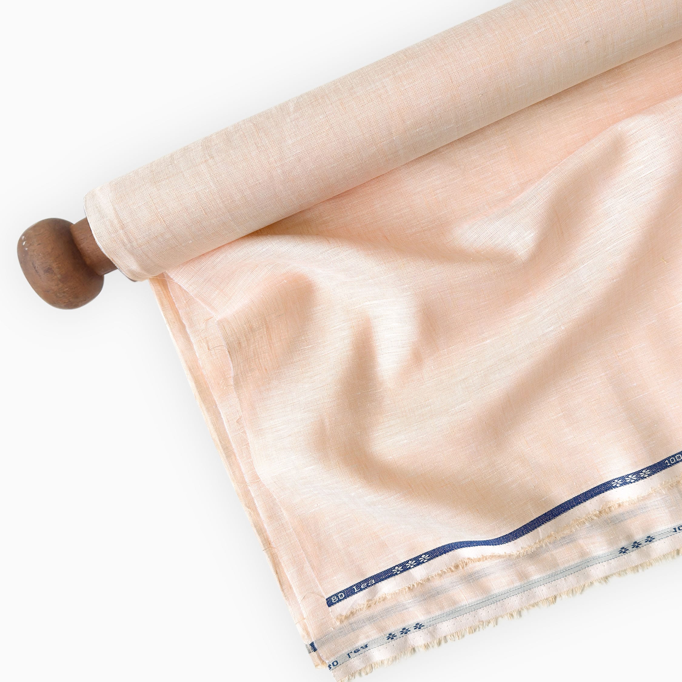 80 LEA Linen Fabric Fabric Candlelight Peach 80 LEA Linen Fabric