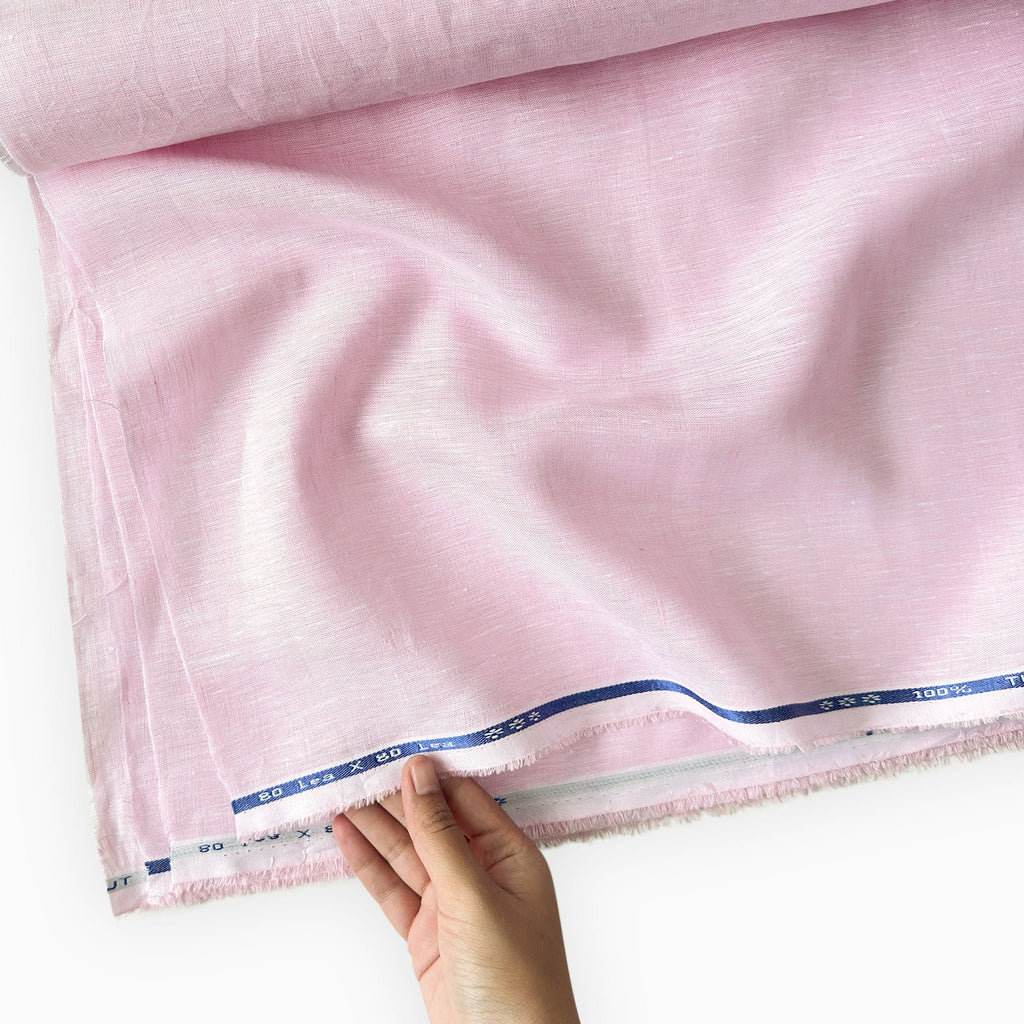 80 LEA Linen Fabric Fabric Cherry Blossom 80 LEA Linen Fabric