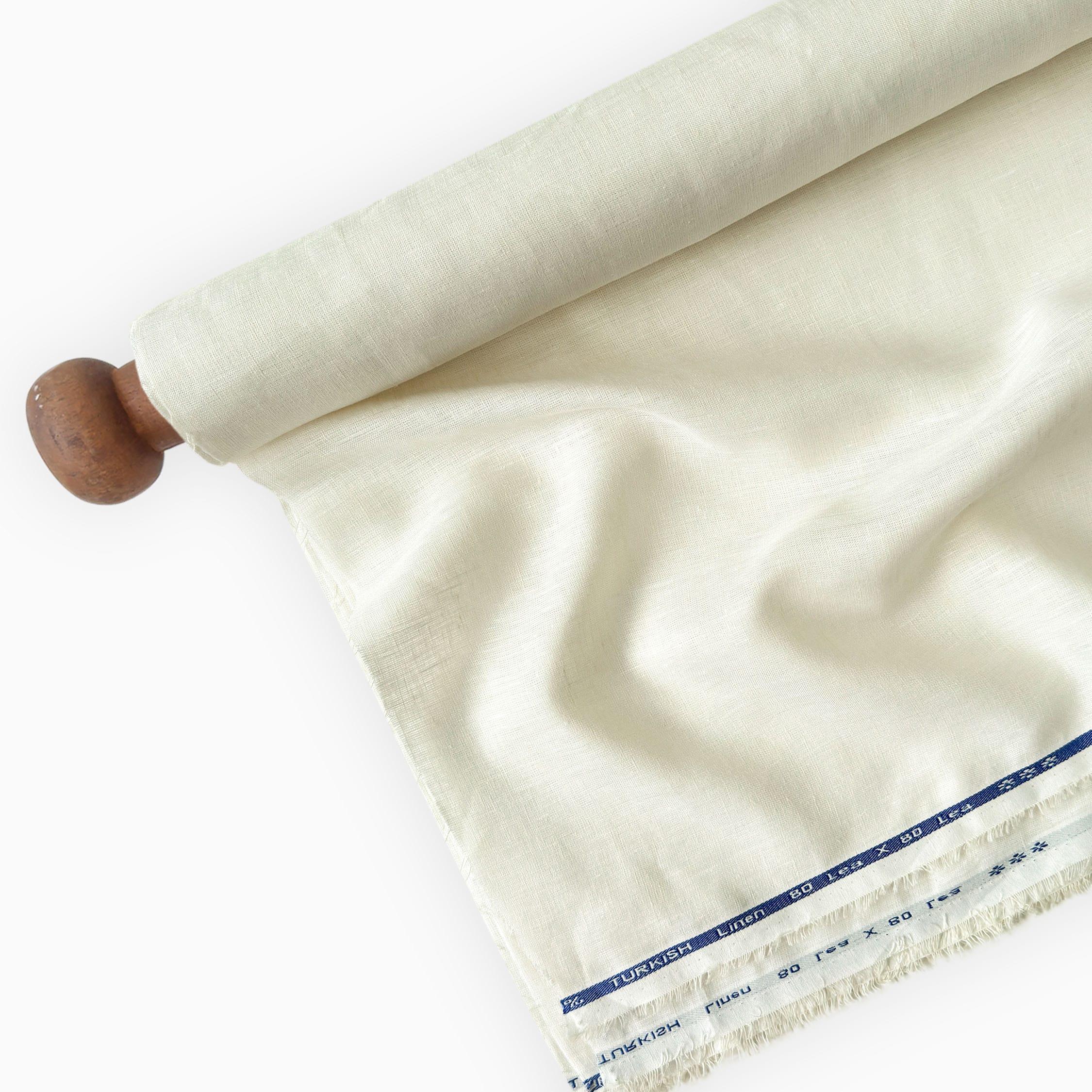 80 LEA Linen Fabric Fabric Off-White 80 LEA Linen Fabric
