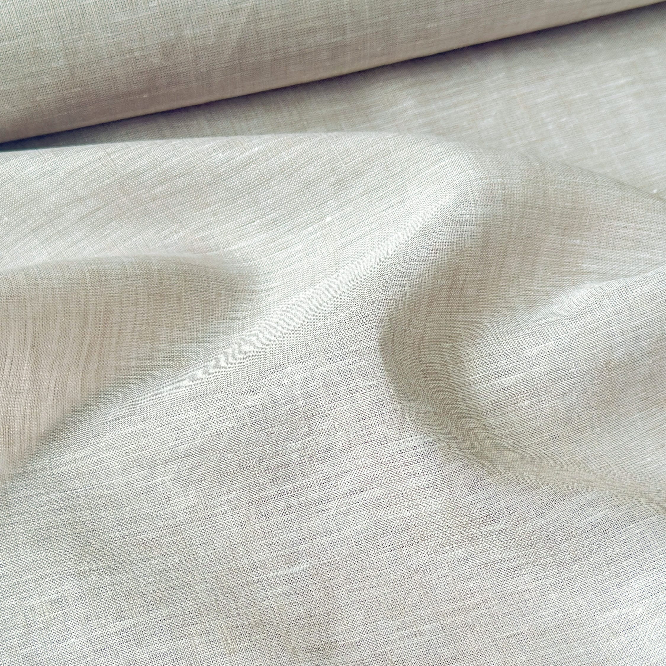 80 LEA Linen Fabric Fabric Pearl Grey 80 LEA Linen Fabric