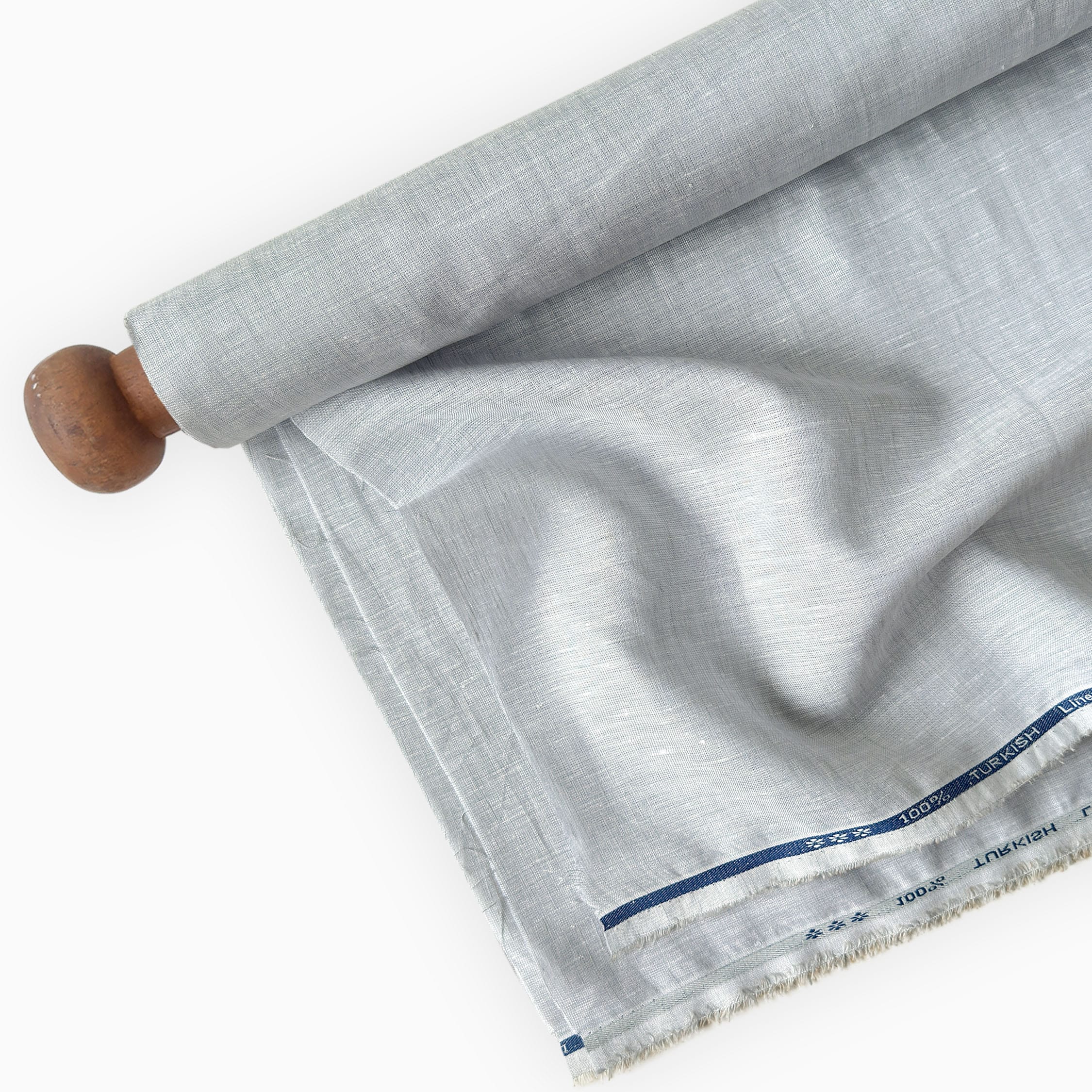 80 LEA Linen Fabric Fabric Silver Mist 80 LEA Linen Fabric