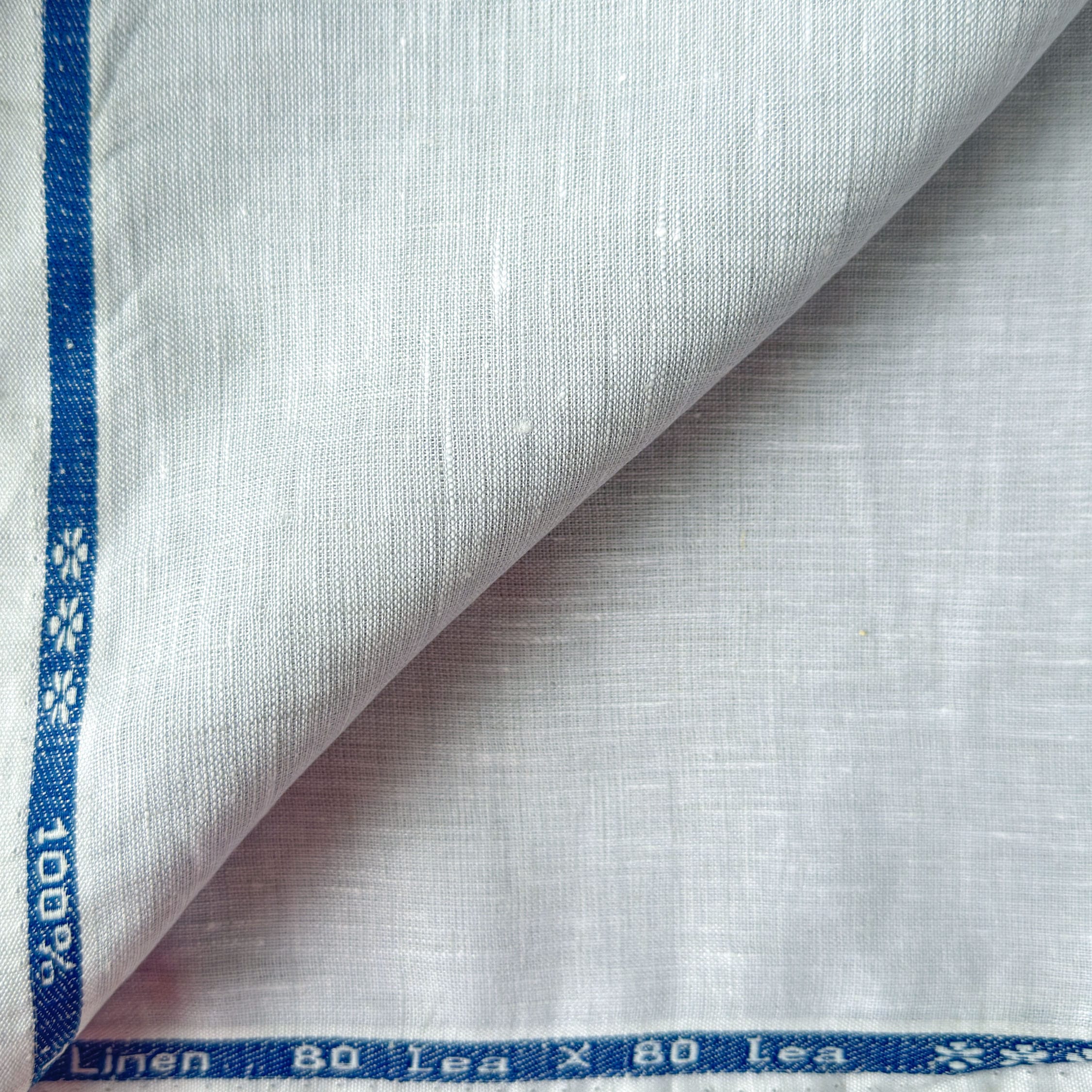 80 LEA Linen Fabric Fabric Silver Mist 80 LEA Linen Fabric