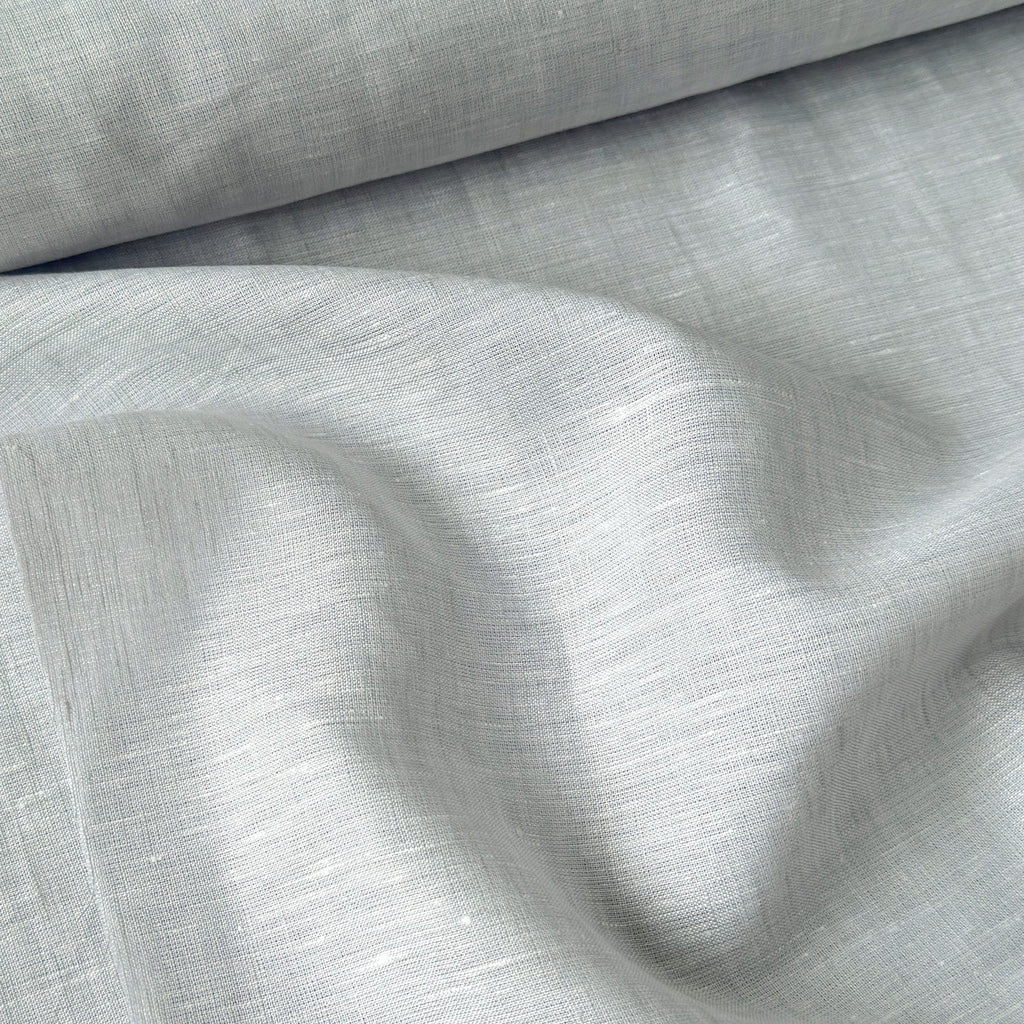 80 LEA Linen Fabric Fabric Silver Mist 80 LEA Linen Fabric
