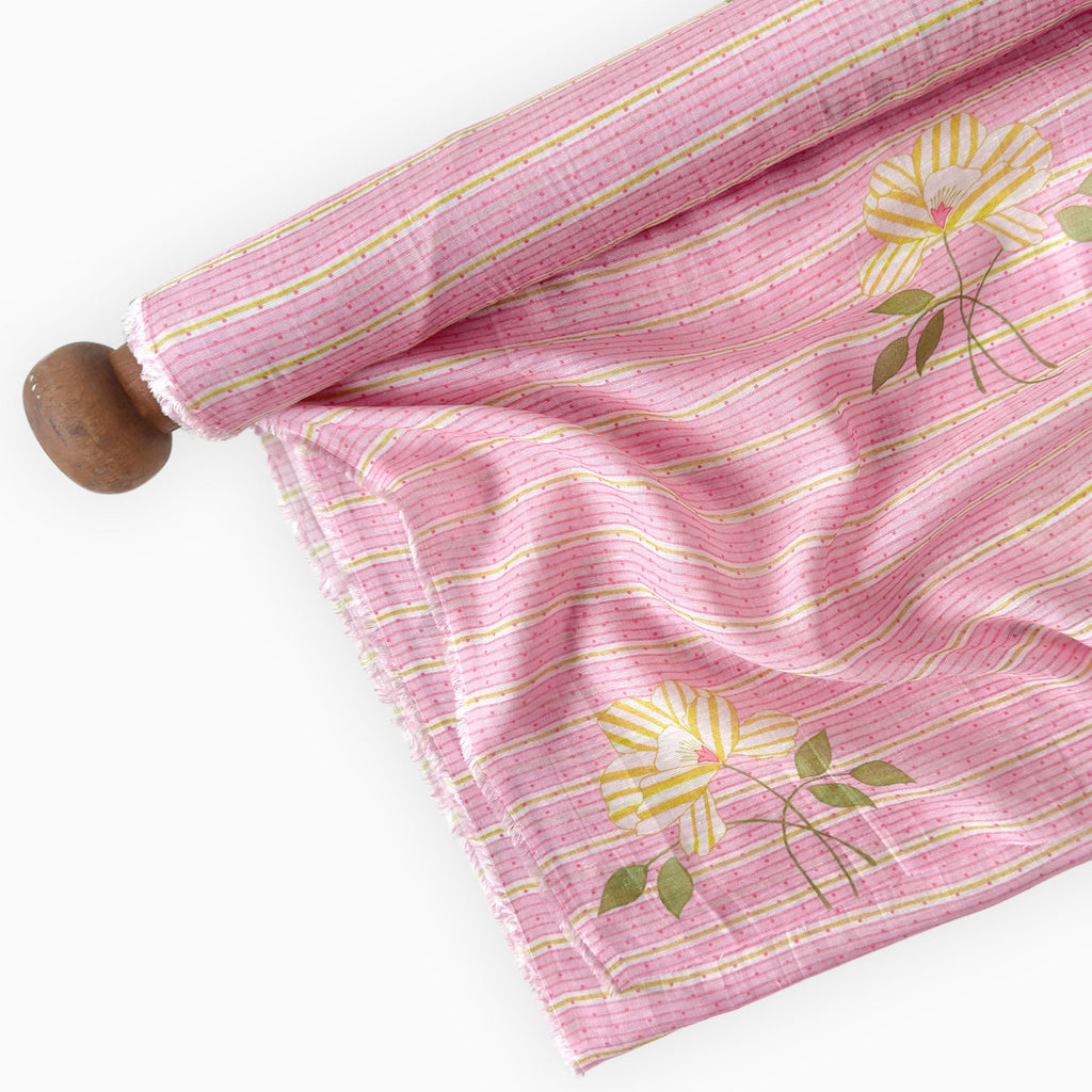 After Summer Linen Fabric fabric Blush Pink Linen Fabric