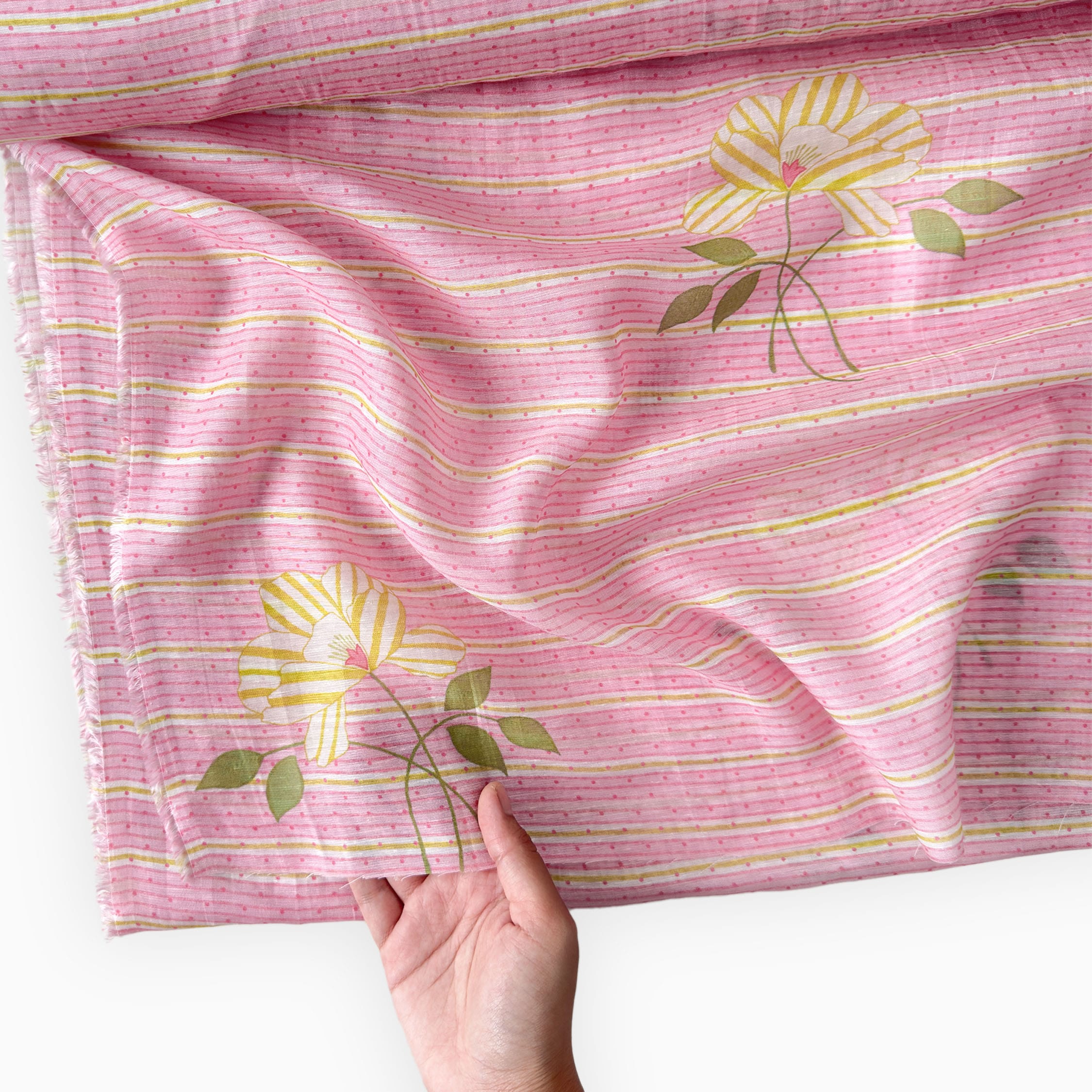 After Summer Linen Fabric fabric Blush Pink Linen Fabric