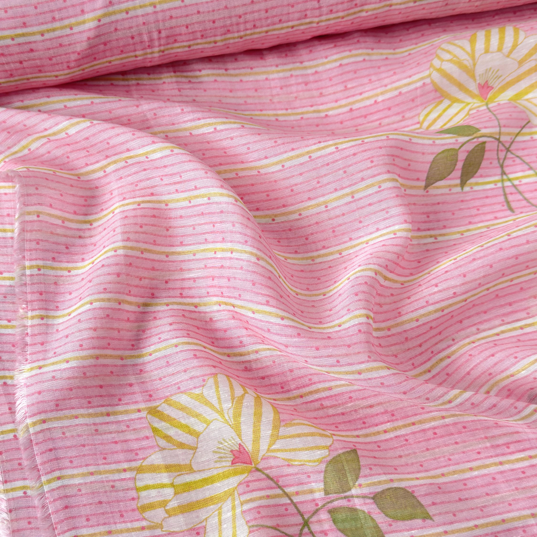 After Summer Linen Fabric fabric Blush Pink Linen Fabric