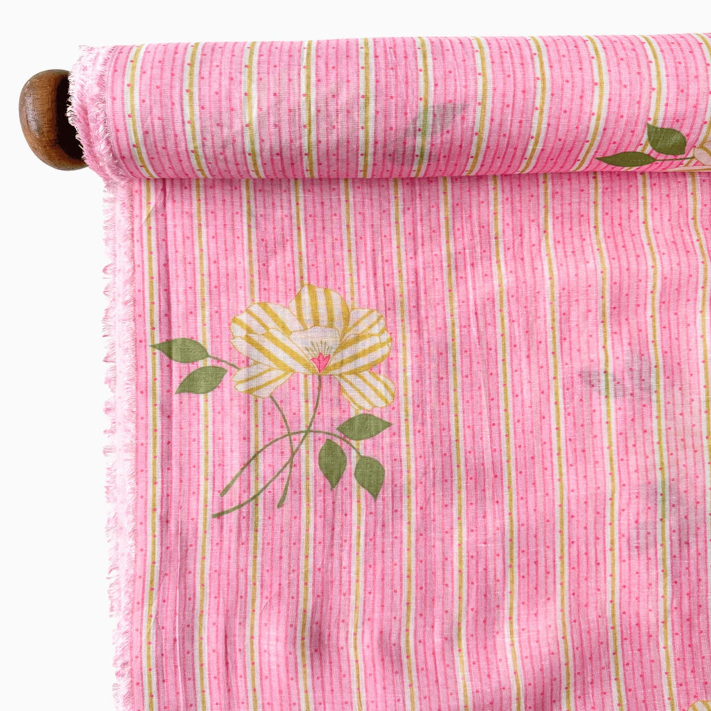 After Summer Linen Fabric Fabric Blush Pink Linen Fabric