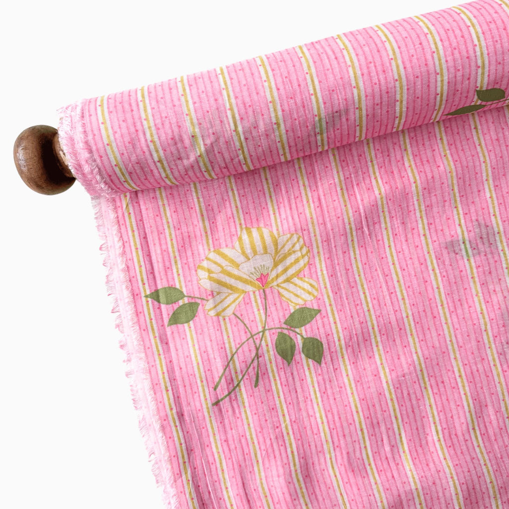 After Summer Linen Fabric Fabric Blush Pink Linen Fabric