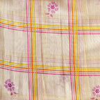 After Summer Linen Fabric fabric Peach & Yellow-Lilac Linen Fabric