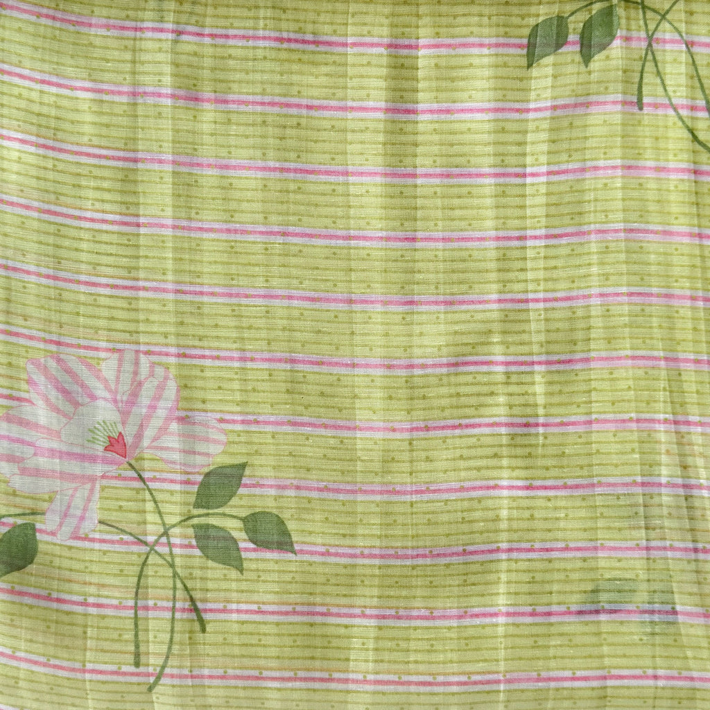 After Summer Linen Fabric fabric Summer Yellow Linen Fabric