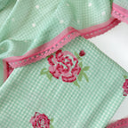 Blooms & Knots Unstitched Suit Unstitched Suit Pastel Green & Pink Mul Chanderi Suit Set