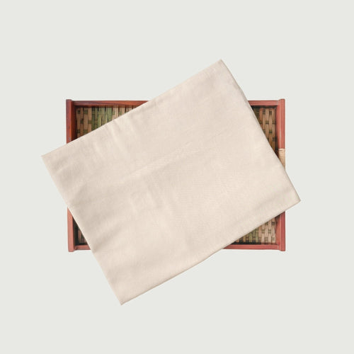 Blouse Piece Blouse Piece 0.80 MTR Beige Hand Dyed Cotton Satin Blouse Piece (0.80 Meter Piece | Width 44 Inches)
