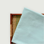 Blouse Piece Blouse Piece 1 MTR Light Turquoise Plain Velvet Blouse Piece (1 Meter Piece | Width 44 Inches)