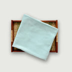 Blouse Piece Blouse Piece 1 MTR Light Turquoise Plain Velvet Blouse Piece (1 Meter Piece | Width 44 Inches)