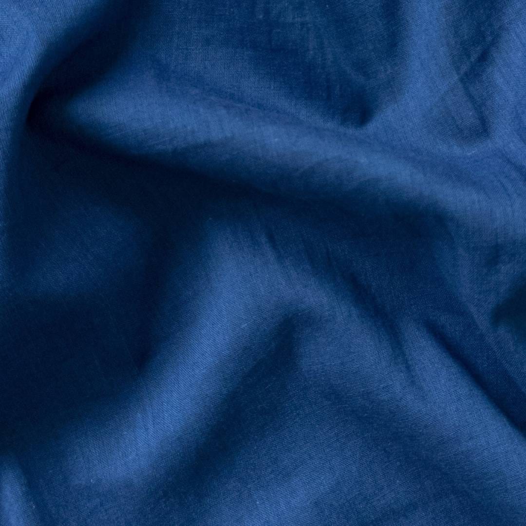 Blouse Piece Blouse Piece Bright Blue Pure Cotton Blouse Piece (0.80 Meter Piece | Width 42 Inches)