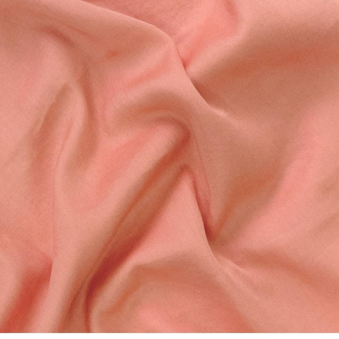 Blouse Piece Blouse Piece Bright Peach Cotton Satin Blouse Piece (0.90 Meter Piece | Width 42 Inches)