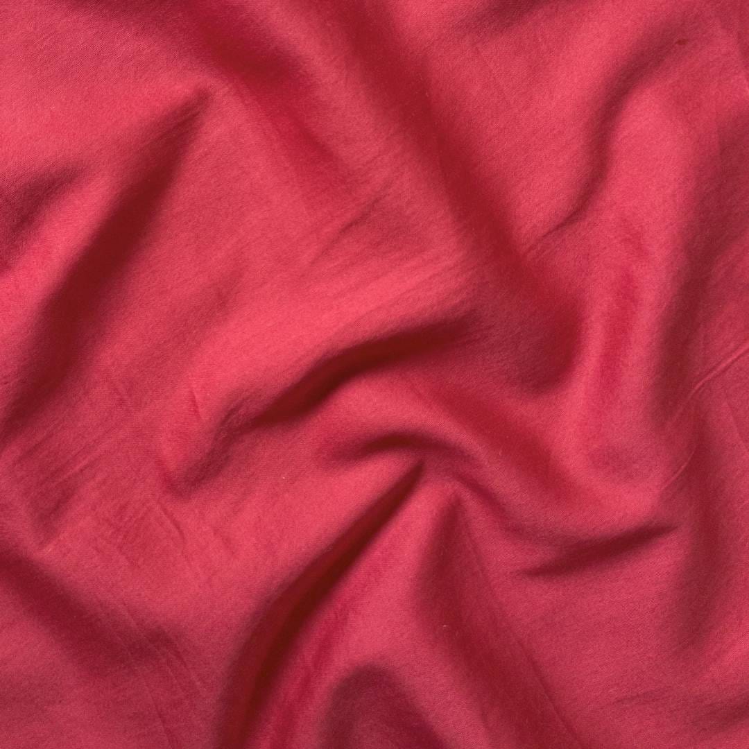 Blouse Piece Blouse Piece Bright Red Pure Cotton Blouse Piece (Width 42 Inches)