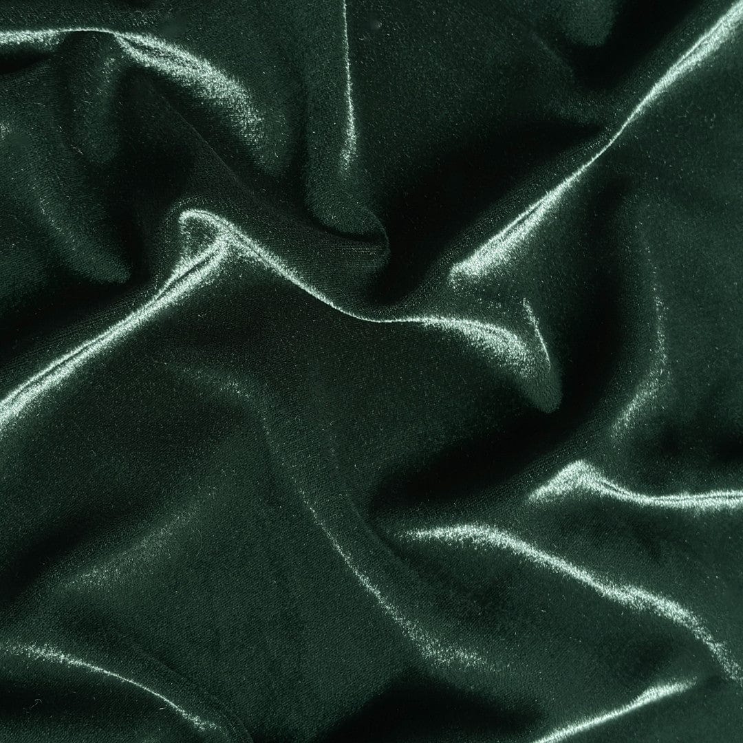 Blouse Piece Blouse Piece Deep Green Fine Velvet Blouse Piece (1 Meter Piece | Width 45 Inches)