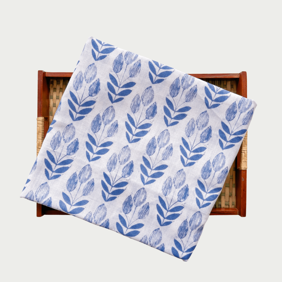 Blouse Piece Blouse Piece Dusty Violet Kantha Paisely Printed Velvet Blouse Piece (Width 44 Inches)