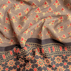 Blouse Piece Blouse Piece Earthy Grey Cotton Blouse Piece