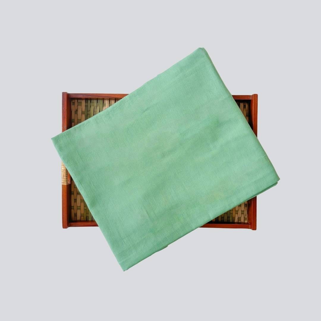 Blouse Piece Blouse Piece Fern Green Cotton Satin Blouse Piece (1.25 Meter Piece | Width 42 Inches)