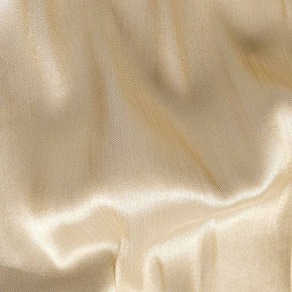 Blouse Piece Blouse Piece Golden Tissue Silk Blouse Piece (1 Meter | Width 44 Inches)