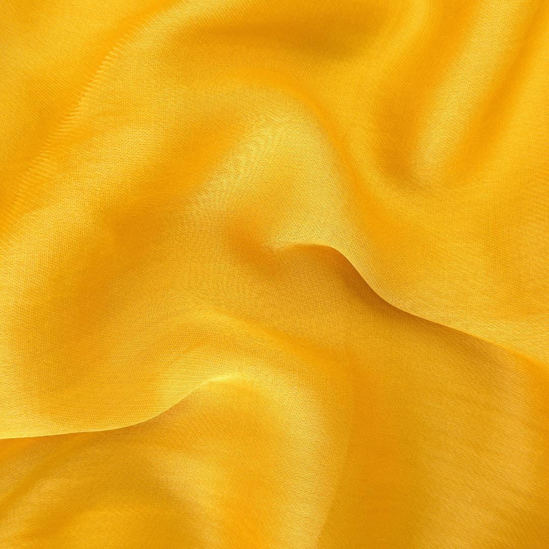 Blouse Piece Blouse Piece Mango Yellow Dyed Pure Munga Satin Blouse Piece (0.8 Meter Piece | Width 44 Inches)
