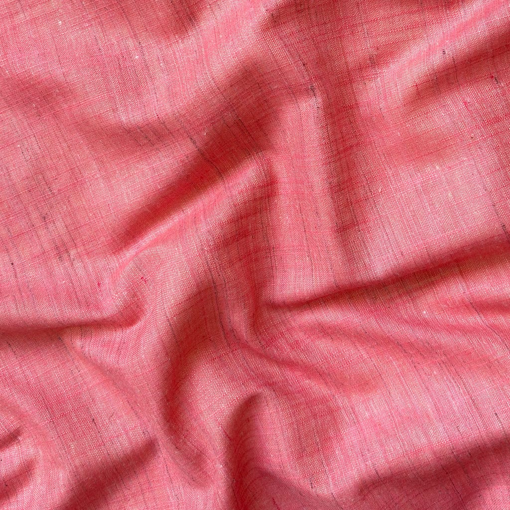 Blouse Piece Blouse Piece Peach Bhagalpuri Linen Blouse Piece (0.80 Meter Piece | Width 48 Inches)