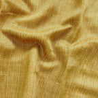 Chanderi Fabric Cut Piece (CUT PIECE) Haldi Yellow Abstract Printed Chanderi Fabric (44 Meters)