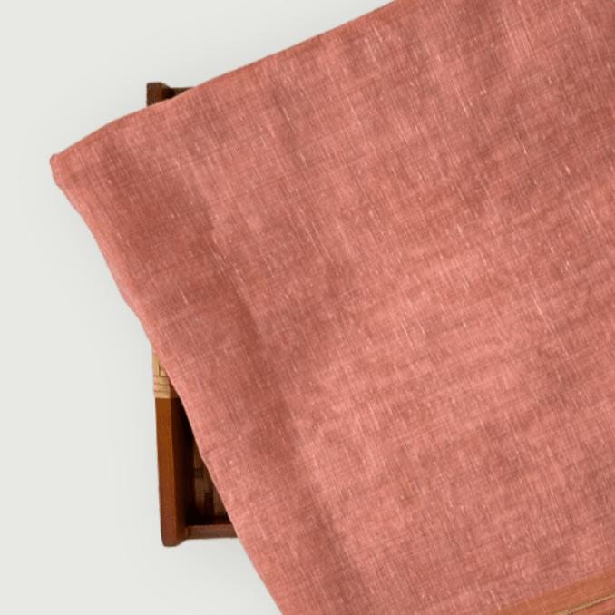 Chanderi Fabric Cut Piece Dusty Peach Cut Piece