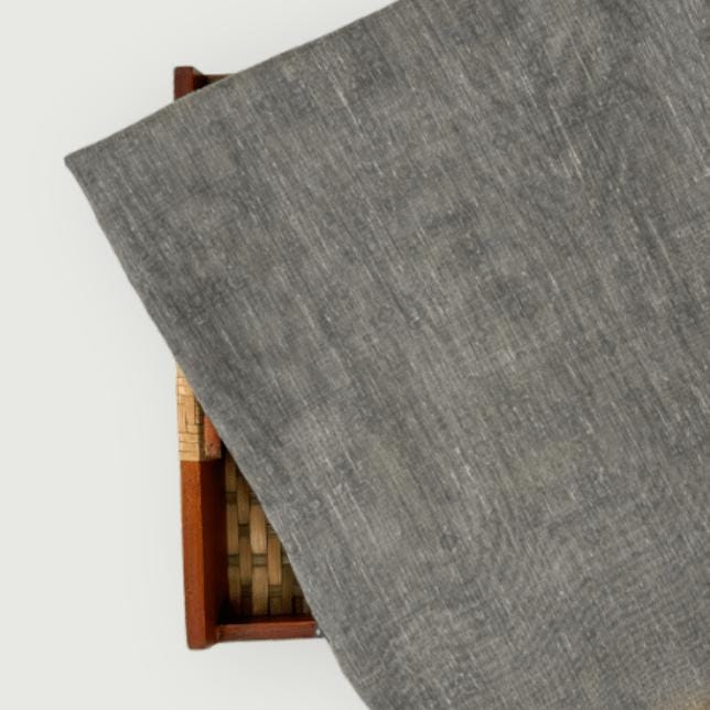Chanderi Fabric Cut Piece Grey Cut Piece