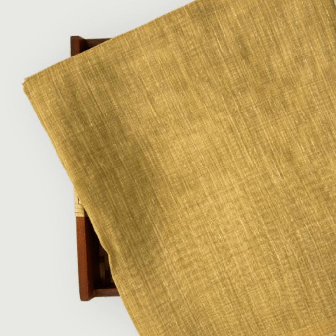Chanderi Fabric Cut Piece Haldi Yellow Cut Piece