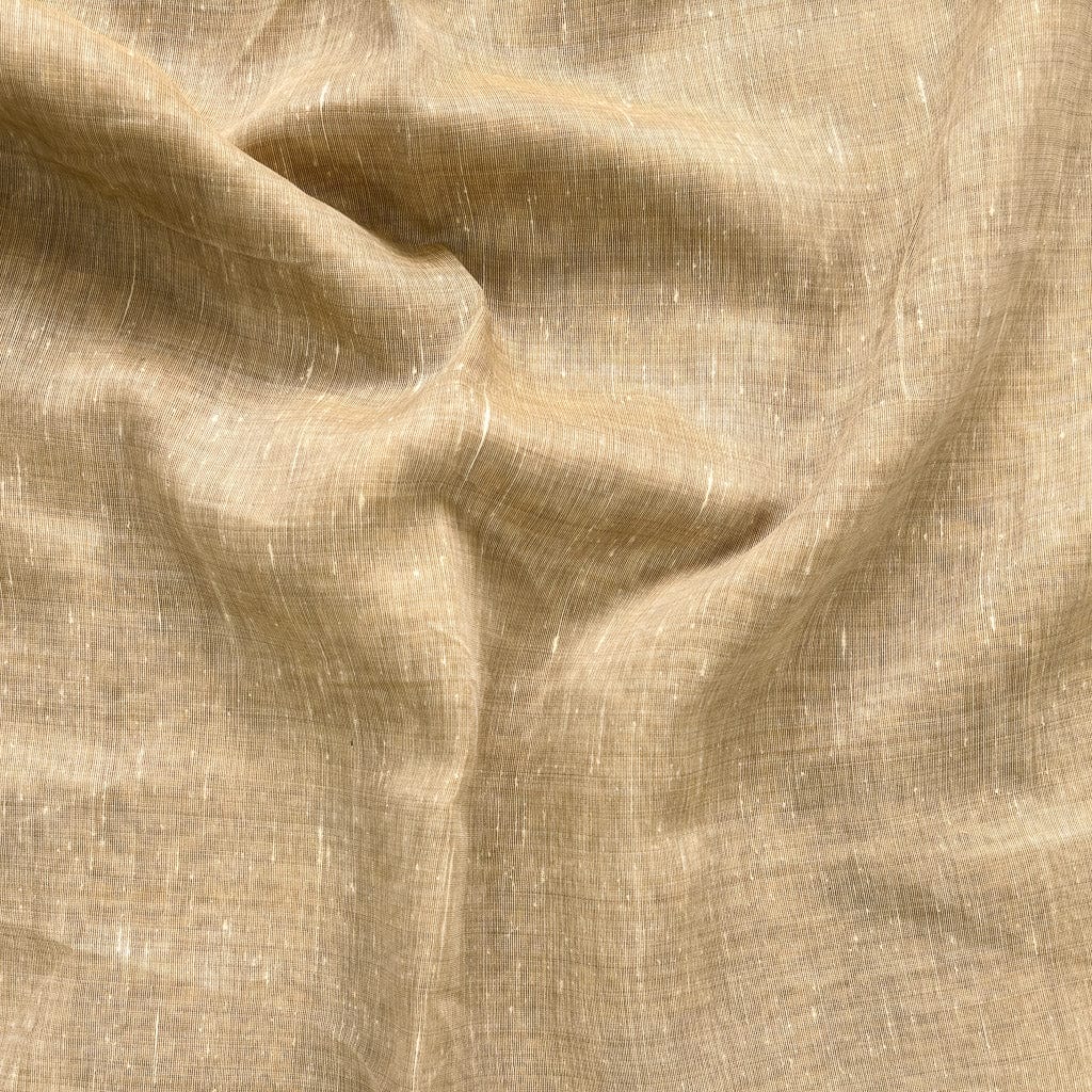 Chanderi Kurta Set Kurta Set Khaki Printed Chanderi Kurta Fabric (2.5 Meters) | And Cotton Pyjama (2.5 Meters) | Unstitched Combo Set