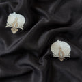 Cloth of Gold Fabric Cut Piece Black Silk Cut Piece