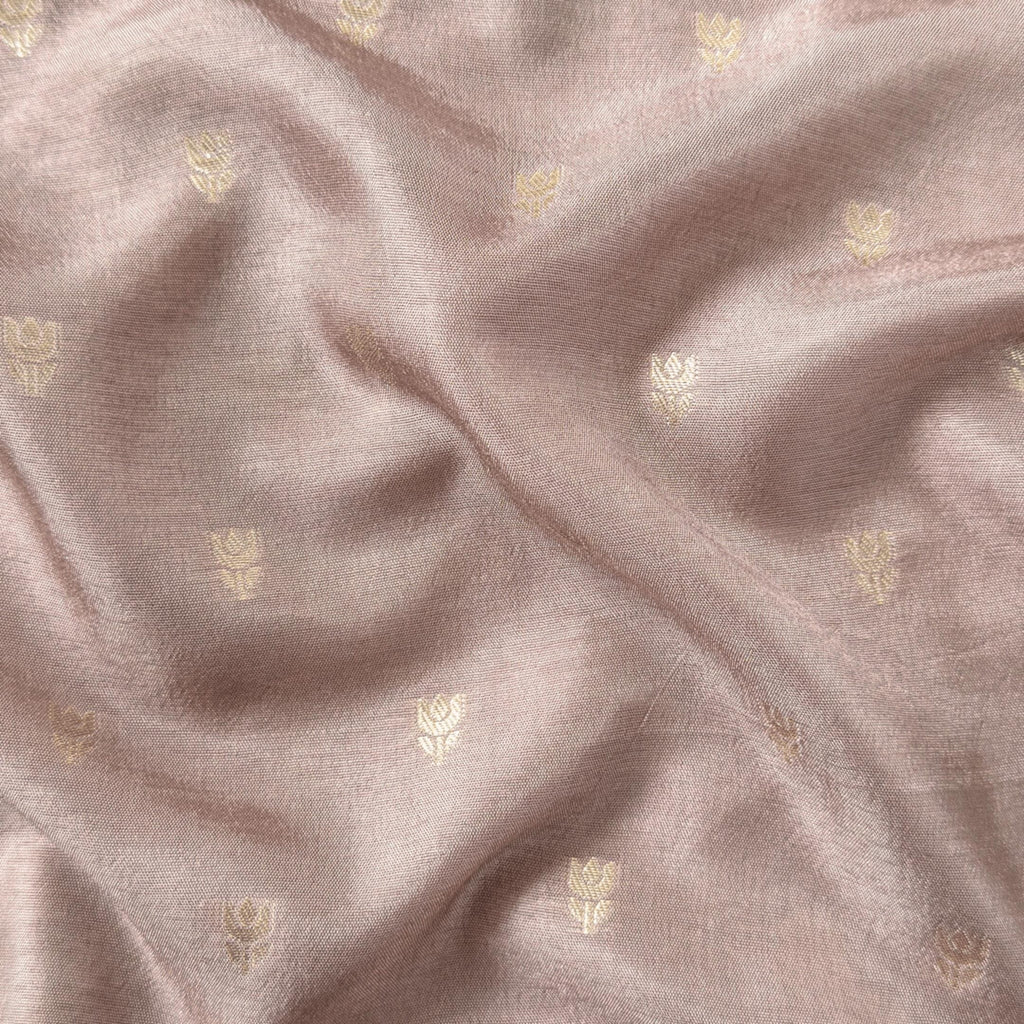 Cloth of Gold Fabric Cut Piece Dusty Pink Silk Cut Piece