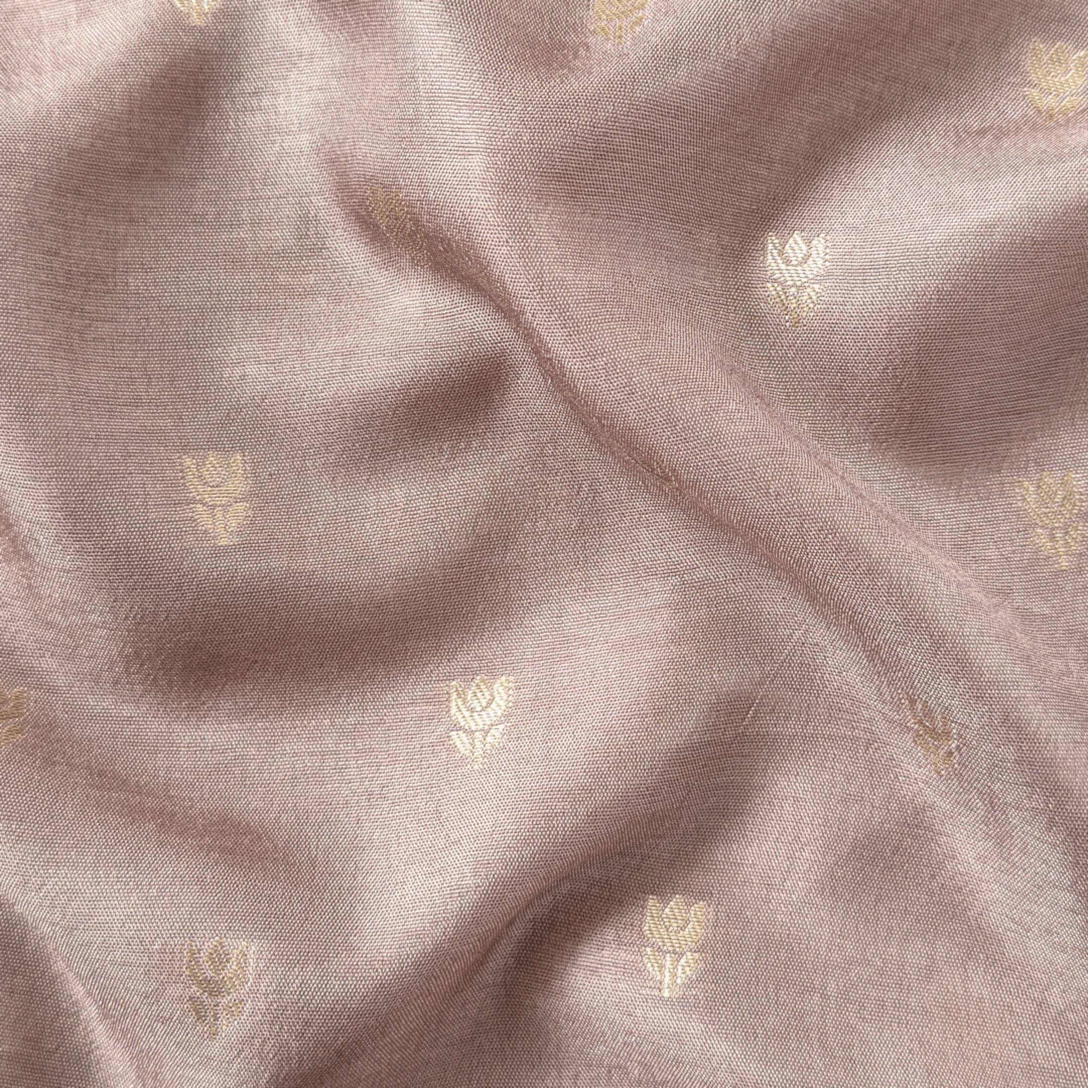 Cloth of Gold Fabric Cut Piece Dusty Pink Silk Cut Piece