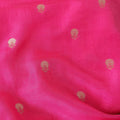 Cloth of Gold Fabric Cut Piece Gulabi Pink Silk Cut Piece