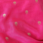 Cloth of Gold Fabric Cut Piece Gulabi Pink Silk Cut Piece