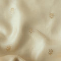 Cloth of Gold Fabric Cut Piece Off-White Silk Cut Piece