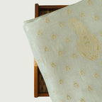 Cloth of Gold Fabric Cut Piece Pure Silver Silk Cut Piece