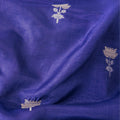Cloth of Gold Fabric Cut Piece Voilet Golden Silk Cut Piece