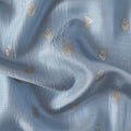 Cloth of Gold Fabric Fabric Dusty Blue Mini Daisies Cloth of Gold Woven Pure Russian Silk Fabric (Width 36 Inches)