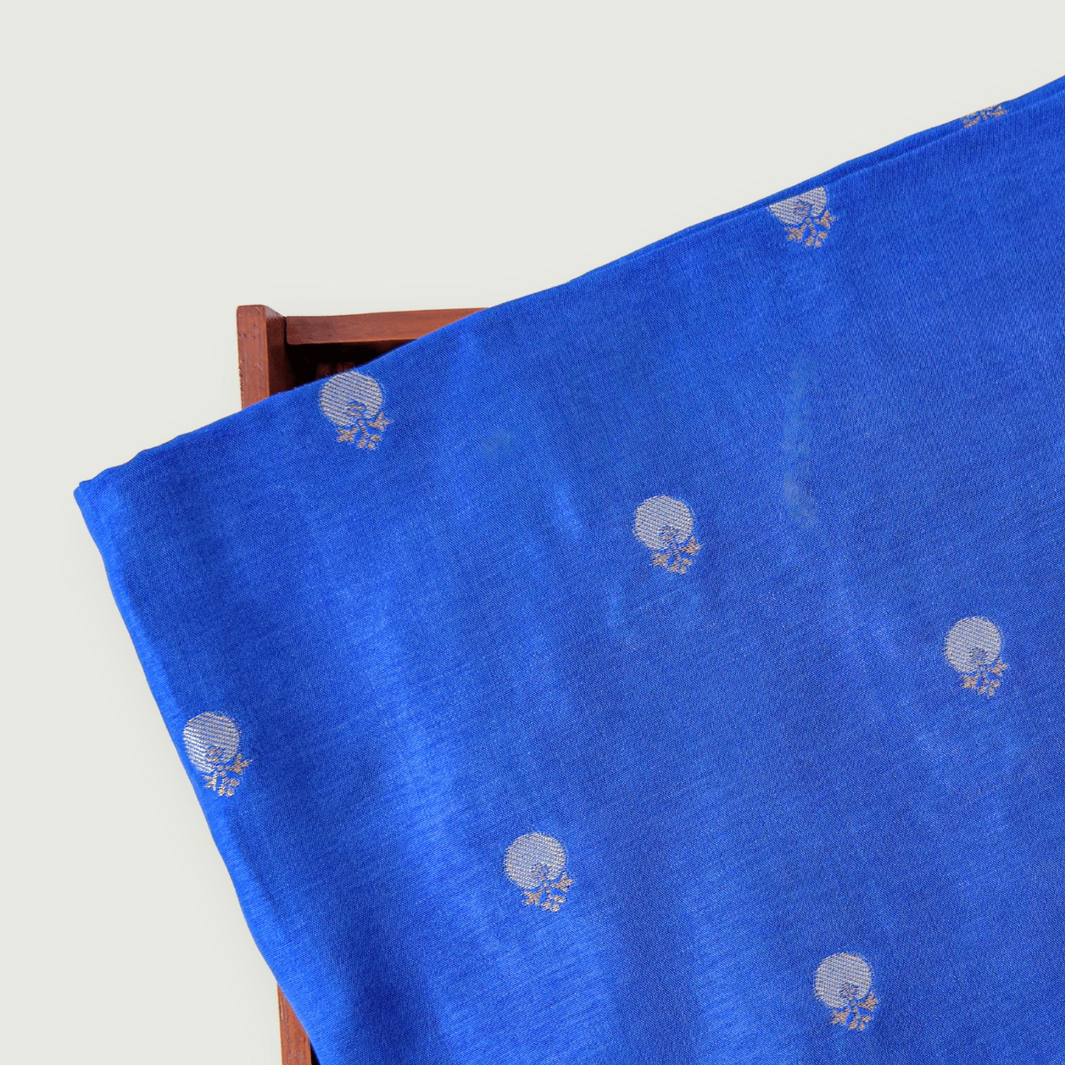 Cloth of Gold Kurta Set Kurta Set Dark Blue Silk Kurta Set