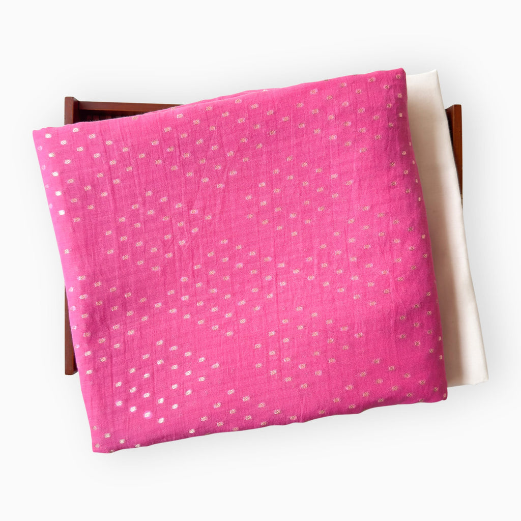Cloth of Gold Kurta Set Kurta Set Gulabi Pink Mul Chanderi Kurta Set