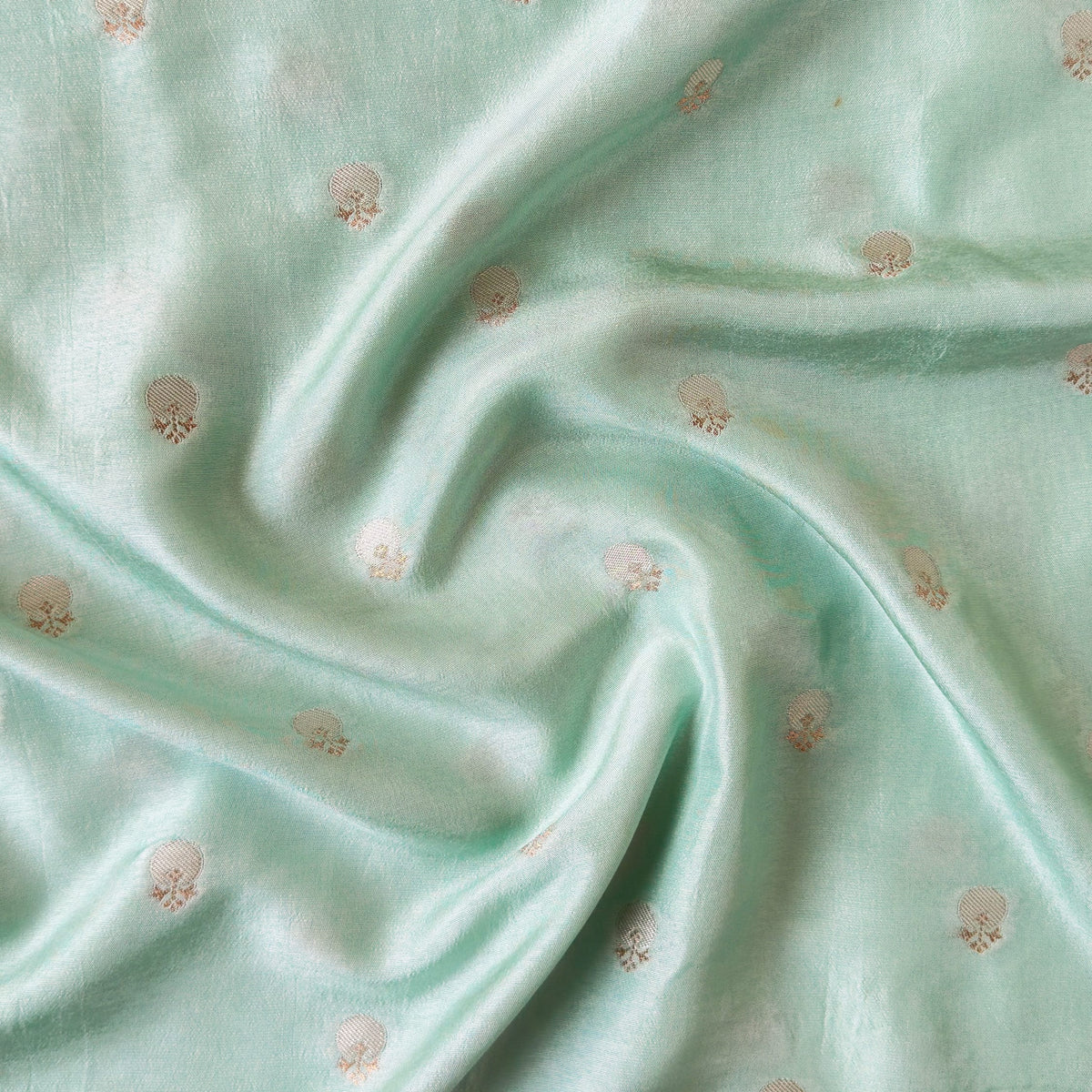 Cloth of Gold Kurta Set Kurta Set Light Cyan Silk Kurta Set