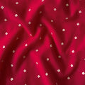 Cloth of Gold Kurta Set Kurta Set Unisex Bright Red Bandhani Cloth of Gold | Woven Pure Mul Chanderi Kurta Fabric (3 Meters) | and Cotton Pyjama (2.5 Meters) | Unstitched Combo Set